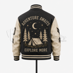 Chaqueta Bomber Varsity Personalizada Unisex, Fabricante OEM, Ecológica, Transpirable, Resistente al Viento, Lana/Poliéster, Invierno - Product Image 2
