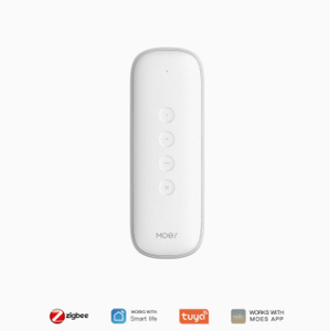 SH-SS-ZB4-001 <b>Wireless</b> Zigbee Smart Scene <b>Controller</b> 4 Button Remote <b>Switch</b> Compatible with Smart Home Automation Systems - Product Image 1