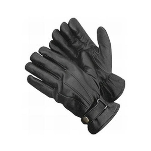 Leather <b>Gloves</b> Wrist Length Thermal <b>Warm</b> Unlined Black Plain Style Daily Use High Quality Genuine Leather Dressing <b>Gloves</b> - Product Image 1
