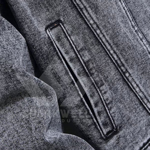 Men's Denim Jacket Button Front Classic Trucker Casual Streetwear Windproof 100% Cotton Outerwear - Product Image 6