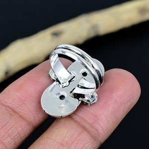 Lot de bagues en argent plaqué avec pierres précieuses motif cheval sauvage, faites à la main, tailles 5-11 pour femmes, personnalisables, pour chrétiennes - Product Image 3