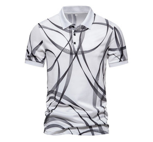 Camiseta Polo Personalizada Bordada 100% Algodón para Hombre, Corte Regular, Transpirable, Manga Corta, Casual, Camisetas Polo Estampadas OEM - Product Image 4