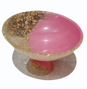 Tazón de Resina de Color Personalizado para Ensaladas, Estilo Único, Tazón de Frutas de Resina de Grado Alimenticio, Tazón Decorativo para Aperitivos y Pasta, Plato de Resina - Product Image 1