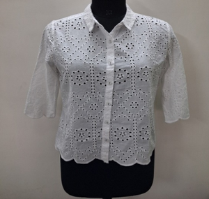 Camisa de Mujer 100% Algodón, Manga Larga, Informal, Formal, Fabricante de Marca Privada OEM - Product Image 2