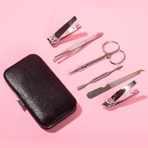High Quality Stainless Steel Professional Manicure Pedicure Set with Customized Logo Compact <b>Nail</b> Scissors From Pakistan - Product Image 6