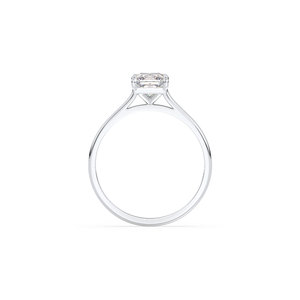Bagues REYES en moissanite taille princesse 0,9 carat en argent sterling 925 plaqué or blanc 14K rhodié, certifiées GRA, bijoux en gros - Product Image 5