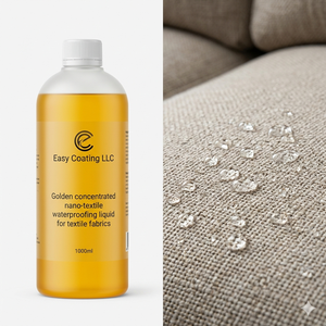 2026.1011-Easy Coating LLC Liquide d'imperméabilisation textile Golden Nano 1000ml Revêtement hydrophobe pour tissus - Product Image 5