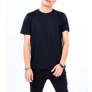 Camisetas de manga corta para niños, de color liso, hechas de algodón, para niños. - Product Image 4