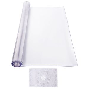 Tappetino Protettivo Impermeabile in PVC Trasparente Monouso 40 x 80 Pollici, Spessore 2.0 mm, Rettangolare, Facile da Pulire - Product Image 1