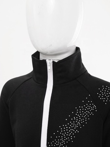 6-14 Kids <b>Girls</b> Casual Jacket Tops With Leggings Sets For Dance Figure <b>Skating</b> Workout Sports Dance Practice Clothes - Product Image 3