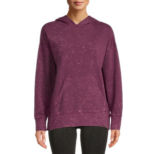 Sweat à capuche en coton délavé de haute qualité avec impression en relief pour femmes et hommes, logo sérigraphié, broderie, sweats à capuche personnalisés - Product Image 1