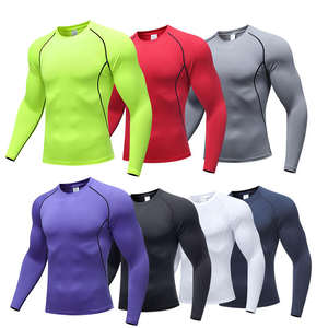 Camisetas Deportivas Personalizadas de Manga Larga para Correr, Camisetas de Baloncesto de Secado Rápido, Camisetas de Compresión, Ropa Deportiva para Hombre - Product Image 3