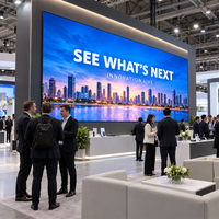 Panneaux d'affichage LED personnalisés P1.25, 3840Hz, ultra-minces, service frontal, écran LED intérieur sans soudure pour salle d'exposition