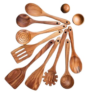 Ensemble d'ustensiles de cuisine en bambou pour ustensiles de cuisson antiadhésifs, cuisson sûre et biodégradable, fournisseur en gros du Vietnam - Product Image 1