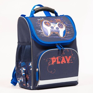 Sac à dos EVA léger, réduisant la charge, avec protection de la colonne vertébrale, motif contrôleur de jeu et graffiti de dessin animé, idéal pour l'école - Product Image 2