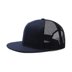 Gorra de béisbol de caza personalizada de cinco paneles con hebilla metálica, gorra de sol para publicidad exterior, 100% poliéster, tipo camionero - Product Image 3