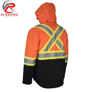 Chaqueta Softshell de Alta Visibilidad y Calidad Superior, Impermeable, de Poliéster, Ropa de Trabajo de Seguridad con Logotipo Personalizable 2026 para Hombre, Corte Ajustado - Product Image 2