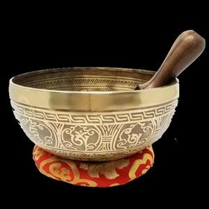 Bol chantant en métal artisanal de qualité supérieure pour la méditation, la thérapie sonore, le yoga, la pleine conscience et la guérison - Product Image 1