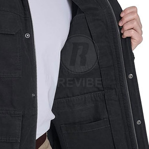 Nouvelle arrivée, veste d'hiver pour homme 100% coton, logo sur le devant, design personnalisé, écologique, respirante, décontractée, de haute qualité - Product Image 6