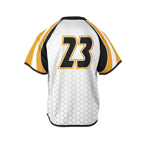 PIHA SPORTS Custom Team Lacrosse Jersey V Neck Sportswear Printed Uniform <b>Shirt</b> 100% <b>Polyester</b> Quick Dry Red Black Club Men's - Product Image 2