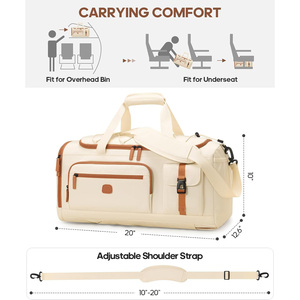 Bolsa Deportiva de Gimnasio, Bolsa de Viaje con Compartimento Separado para Zapatos, para Entrenamiento y Ejercicio - Product Image 4