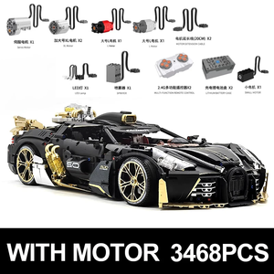 GULY 10631 MOC Superdeportivo, Set de Bloques de Construcción Technic, Modelo de Vehículo de Carreras, Juguete de Construcción, Regalo para Niños y Adultos - Product Image 5