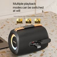 Enceinte portable SODLK TX11 20W BT, étanche IPX4, TWS, lumière RGB, enceinte portable d'extérieur, prise en charge de la lecture audio sans perte