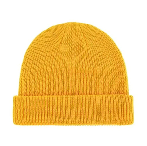 Nuevo Estilo, Gorro de Punto Hecho a Mano Unisex, 100% Lana, Gorros de Moda Cálidos Estilo Hip Hop para Hombre y Mujer - Product Image 1