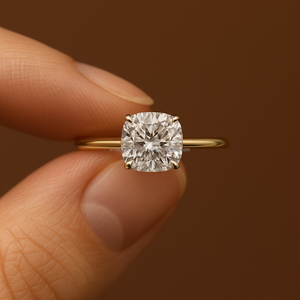 Bague de fiançailles solitaire en moissanite taille marquise originale, certifiée IGI, argent sterling 925, or 14 carats, 2,50 carats, élégante pour les fêtes - Product Image 6