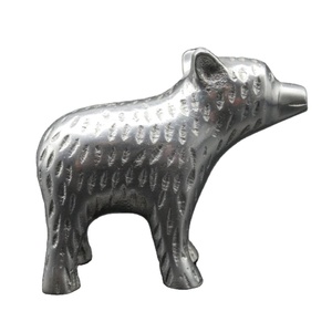 <b>Little</b> Polar Bear Showpiece Christmas Holiday Gift Item Aluminium Small Bear Sculpture Home Decoration Cheap <b>Prices</b> - Product Image 1