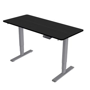 โต๊ะทำงานปรับระดับได้ 3 ระดับ แบบยืน-นั่ง ใช้มอเตอร์คู่ สำหรับใช้งานที่บ้านหรือที่ทำงาน พร้อมท็อปโต๊ะแบบสองชิ้น - Product Image 2