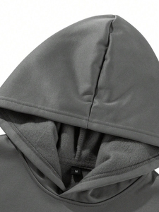 High Quality Heavyweight Unisex Autumn Custom Printed Cotton <b>Fleece</b> <b>Oversized</b> <b>Hoodies</b> for Men - Product Image 3