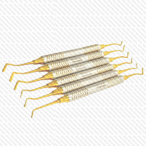 Kit Profesional de Instrumentos de Restauración Dental con Recubrimiento de Titanio Dorado, Juego de Instrumentos de Composite, Proveedor OEM Premium, CE - Product Image 4