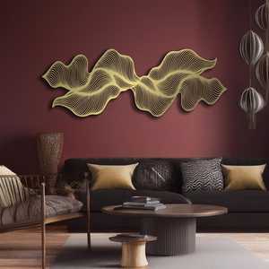 Espejo de Pared Islámico Moderno con Marco, Color y Forma Personalizados, Decoración Grande para el Hogar, Caligrafía Árabe Musulmana, Madera MDF y Hierro, 12 mm de Grosor - Product Image 1