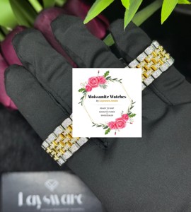 Reloj de Lujo Blingbling VVS Moissanite Diamond 2026, Estilo Hip Hop, Marca de Alta Gama, con Incrustaciones de Diamantes, Pasa el Test de Diamantes, Reloj de Pulsera para Hombre - Product Image 2