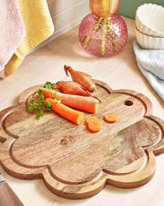 เขียงไม้ทันสมัยเครื่องใช้บนโต๊ะอาหารสุดสร้างสรรค์พร้อมร่องใส่น้ำผลไม้สำหรับหั่น - Product Image 1