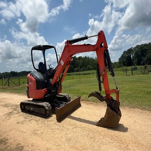 รถขุดขนาดเล็ก Kubota ราคาดีที่สุด รถขุดไฮดรอลิกแบบตีนตะขาบ อุปกรณ์ก่อสร้าง - Product Image 2