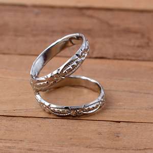 Anillo de Soporte para Dedo y Articulación DIP de Plata 925 Grabado a Mano con Diseño de Cuello de Cisne, Joyería Terapéutica Minimalista Boho - Product Image 2