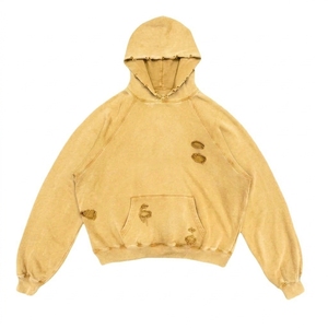 Hoodies crop à épaules tombantes effet usé, les plus vendus en gros, haute qualité, 100% coton épais, personnalisables, vierges, coupe oversize unisexe - Product Image 1
