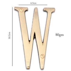 Placa de Identificación de Latón para Puerta de Hotel, Letrero con Letras del Alfabeto para Montar en la Pared - Product Image 4