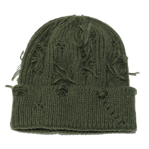 Bonnet à paillettes métalliques en fil lurex, tricoté épais, chaud, à revers, pour femme, vente en gros - Product Image 6