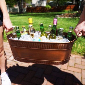 <b>Wine</b> bottle ice <b>container</b> stemware set cocktail party accessories drink station elegant bar display cold bottle chilled drink - Product Image 5