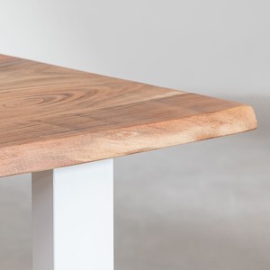 Mesa de comedor rectangular Vandana Amber Spirit en madera de acacia Sami - Product Image 4