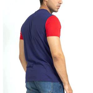 T-shirts décontractés pour hommes de haute qualité, prix de gros, en tissu non tissé respirant, logo personnalisé, séchage rapide, anti-boulochage - Product Image 2