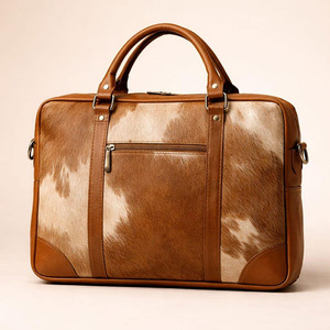 Bolsos cruzados de cuero vacuno con pelo, hechos a mano, de alta calidad, proveedor mayorista, OEM, moda personalizada a precio asequible - Product Image 6