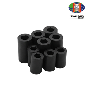 บูชพลาสติกสีดำแบบกำหนดเอง LONGNEW OEM |   ชิ้นส่วนขึ้นรูปด้วยการฉีดขึ้นรูปที่มีความแม่นยำสูง - Product Image 5