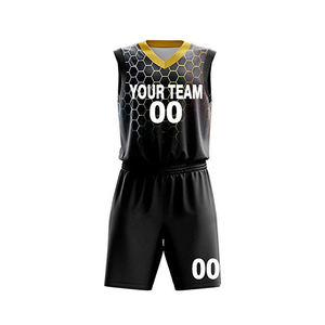 Maillot de basket-ball personnalisé OEM respirant et grande taille Club de jeunes uniforme de sublimation personnalisé avec logo d'usine - Product Image 5
