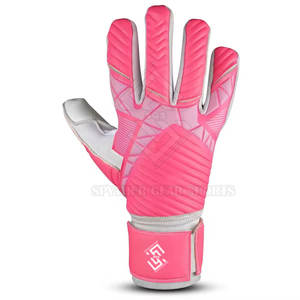 Gants de gardien de but professionnels en latex haute performance, design à forte adhérence, fermeture antidérapante, protection des doigts pour l'entraînement et les matchs. - Product Image 3