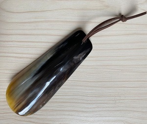 Stylish Handmade Religious Eco-Friendly <b>Shoehorn</b> Made From Buffalo and Ox Horn Full Customized for Gentlemen From India - Product Image 1