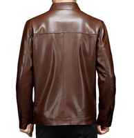Veste en cuir de chèvre marron et noir de qualité supérieure, personnalisée, à la mode, en cuir véritable pour homme, nouveau design, prix très raisonnable